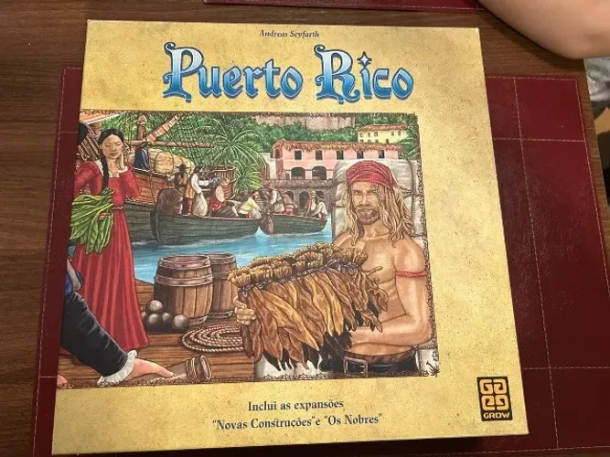 Puerto Rico - Jogo de Tabuleiro - Versão Raridade - Com duas expansões