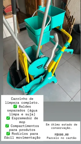 Carrinho de limpeza