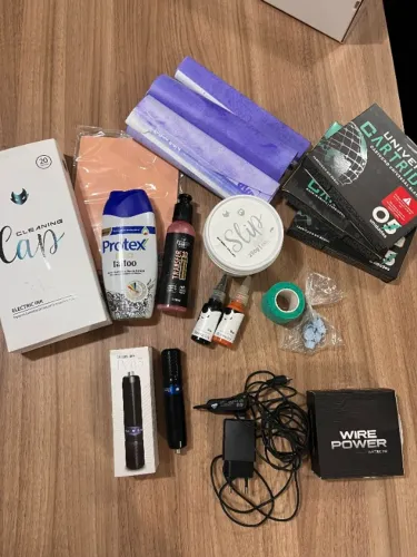 VENDO Electric Ink Pen 3 + kit completo para tatuagem