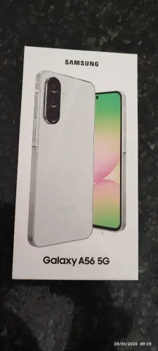 Vendo Samsung A 56 novo lacrado cor cinza