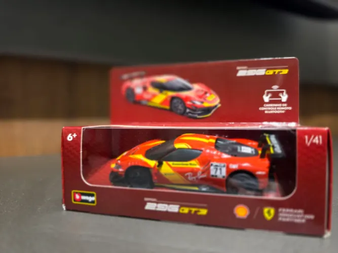 Carrinho miniatura shell GT3 Burago