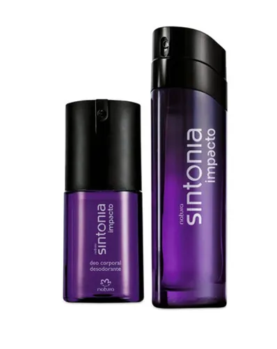 Combo Sintonia Impacto Deo Colônia + Deo Colônia Corporal De Natura Produto Novo