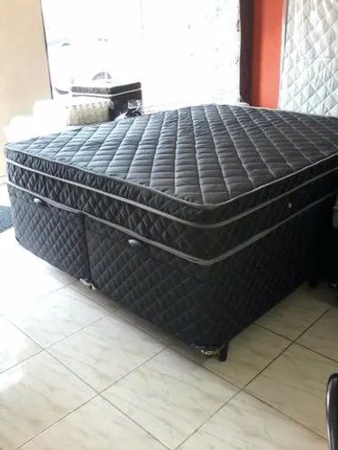 Cama Casal ou Queen size box e colchão