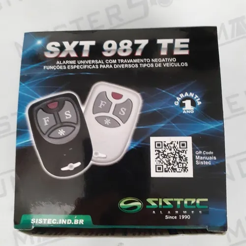Alarme Sistec. Com 2 controles. Garantia de (1) um ano. Novo. Instalado.