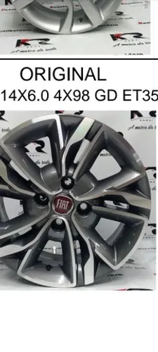 Rodas Novas aro 14 Linha Fiat(Em até 10x)