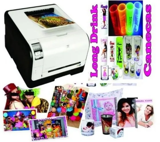 Kit pra transfer giro 360 manual e laser colorida Hp