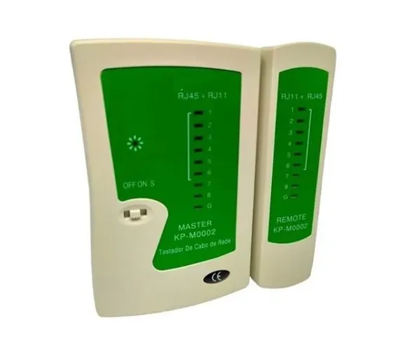 Testador de Cabo de Rede Rj45 e Rj11 Lan