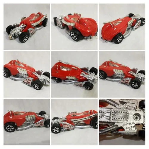 Miniatura<br> *HotWheels* <br>Esc:1:64<br>*Salt Flat Racer*<br>Vermelho<br>1996- Thailand<br>Mattel.Inc.