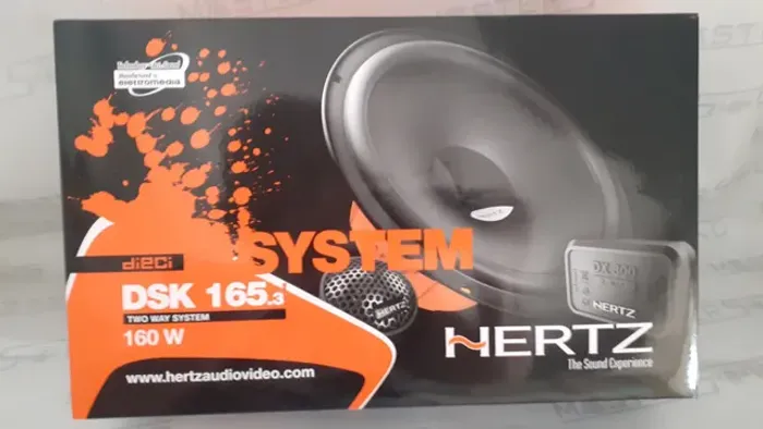 Kit 2 vias. Hertz.  DSK 165.3. Italiano. 6", 160RMS. Garantia. Novo. Instalado.