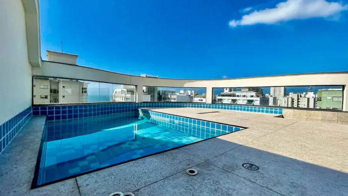 Praia de Pitangueiras Guarujá , cobertura penthouse a venda com vista mar e excelente loca