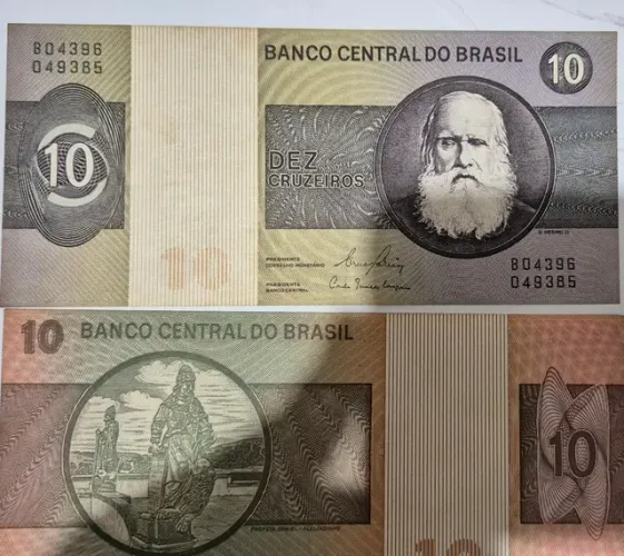 Vendo Nota antiga de 10 cruzeiros originais