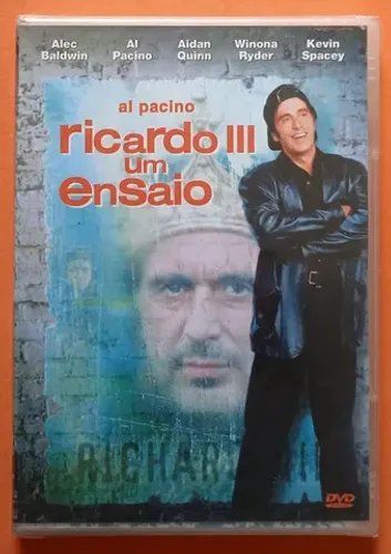 Dvd (Lacrado) Ricardo III Um Ensaio - Alec Baldwin - Al Pacino