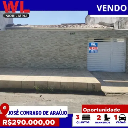 Vendo- Casa no José Conrado de Araújo