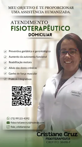 Realizo atendimento fisioterapêutico domiciliar 