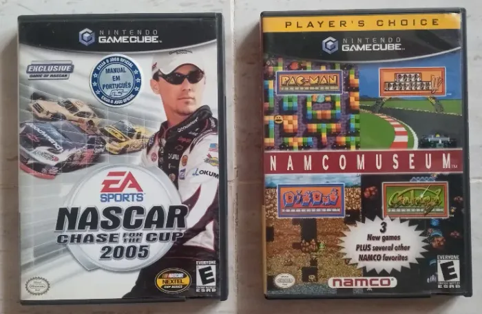 ote de 02 Jogos Originais Americanos Usados para Nintendo Gamecube