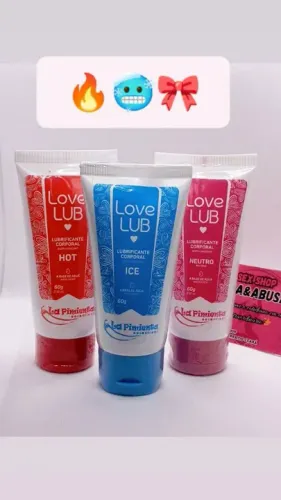 Lubrificante Love Lub - 3 Sabores