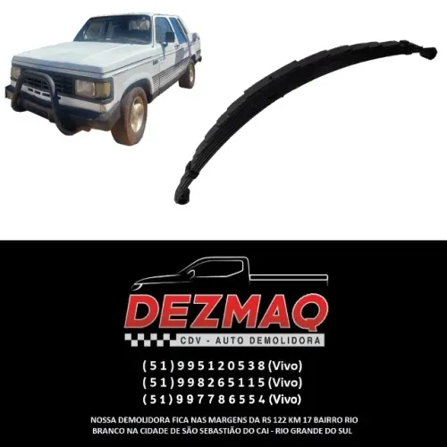 Feixe Mola Traseira Chevrolet D20 1985/1996