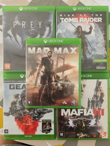 4 Jogos Xbox One: Prey, Tomb Raider, Mad Max e Mafia III
