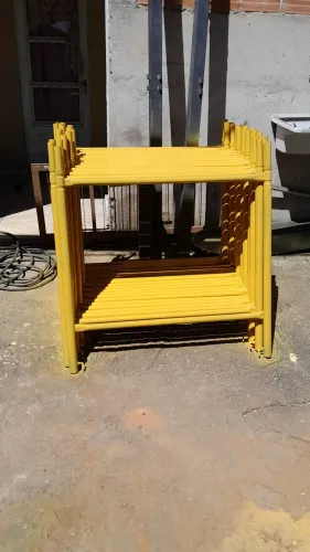Andaimes tubular 1x1 e 1x1,50 plataformas travas diagonal escoras sapatas reguláveis 
