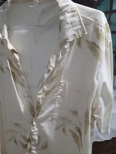 Camisa de botão Manga Curta