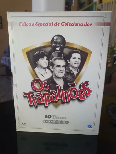 Box DVD Os Trapalhões volume 1 com 10 DVDs Original