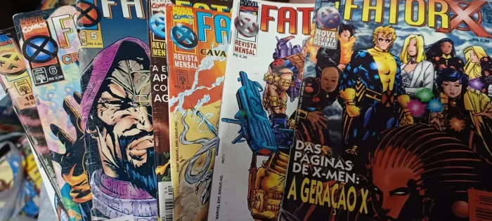 Gibi Fator X (completo) 22 volumes - Editora abril