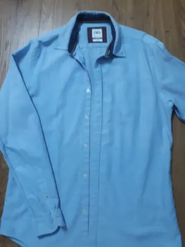 Camisa Zara nº 4 Cor: Azul