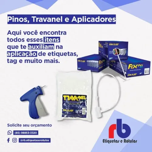 Pinos e Aplicadores de Tags