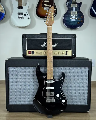 Guitarra Ibanez Prestige Az2204B - Black Japan