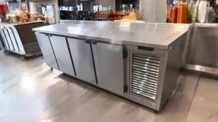 Balcão refrigerado 4 portas horizontal para comercio 