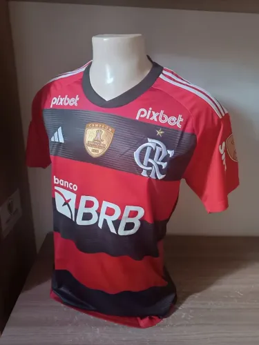 Camisa Adidas FLAMENGO com o Patch da Libertadores 
