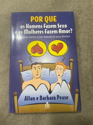Livro Por que os Homens fazem Sexo e as Mulheres fazem Amor?