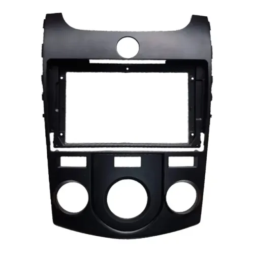 Moldura para Multimídia Kia Cerato 2009 a 2012 9 polegadas Preto