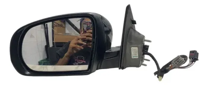 Retrovisor Esquerdo C/ Sensor Jeep Compass 2020 (10 Fios)