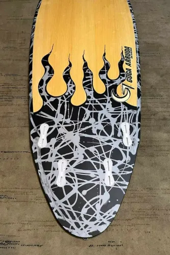 Prancha Surf Powerlight Guga Arruda Round Fish Semi Nova