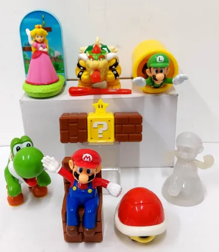 Super Mario Bros Mc Donalds Coleção Completa - 2017