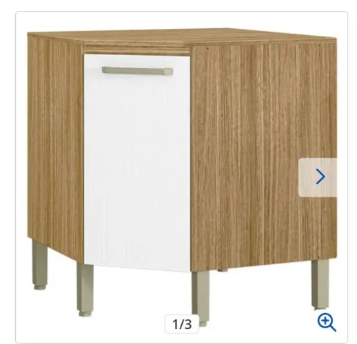 Armário de cozinha de canto