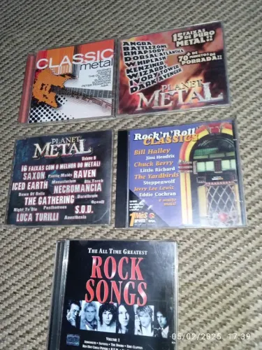 CD Classic Metal+CD Planeta Metal(2)+Rock Songs+ Rock in Roll Classics
