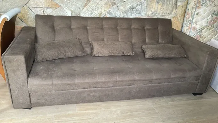 Sofá Cama marrom casal