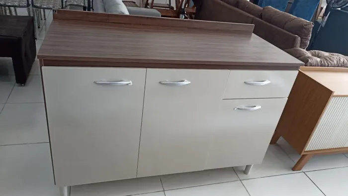 Balcão para Cozinha 1,20 metros-Novo