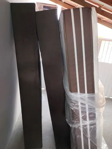 Colchão mola ensacada tamanho Queen semi novo pouco tempo uso e cama box bipartida excelen
