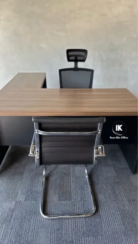 Mesa de escritório 1.50x1.60 em L - LOJA IKONMIXOFFICE
