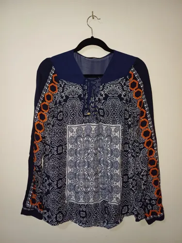 Blusa feminina Mob semi-nova azul, tam.M .