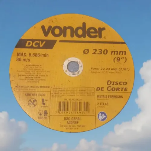 Disco de corte pra ferro 