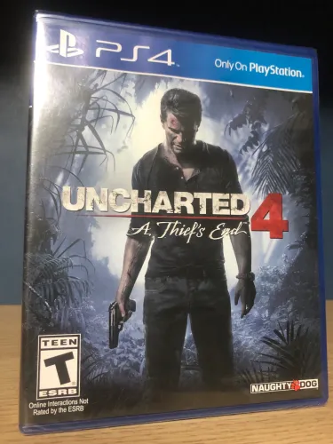 Jogo Uncharted 4 PS4 , original, mídia física 