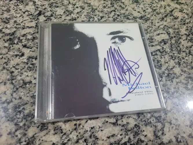 CD autografado Michael Bolton