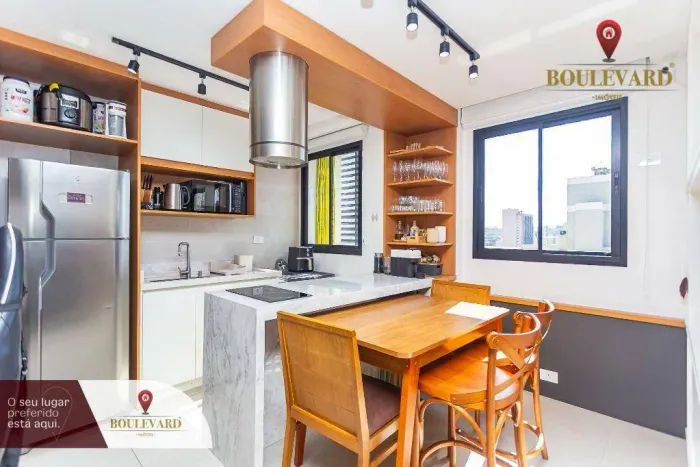 Studio mobiliado no New Life Visconde à venda, 29 m² por R$ 569.900 - Centro - Curitiba/PR