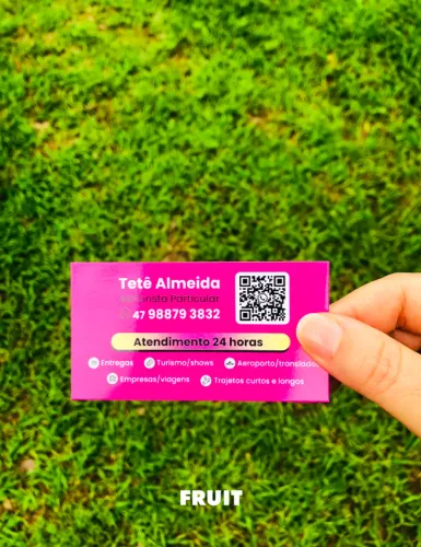 Cartão de Visitas Light Brilho Total Frente