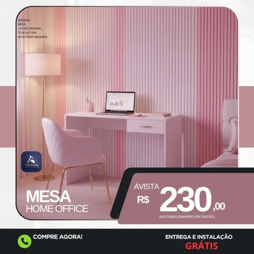 Escrivaninha com gaveta