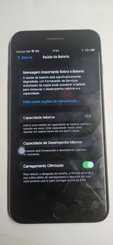 iPhone 7 Plus 128GB Preto - Completo: Caixa e Carregador Original - Ótimo Estado